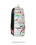 Sprayground Glitch White Check DLXVV Backpac B5465 by I-Max Fashions