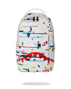 Sprayground Glitch White Check DLXVV Backpac B5465