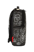 Sprayground Glow In Dark Intergalactic Doodles DLXS Backpack B5416 by I-Max Fashions