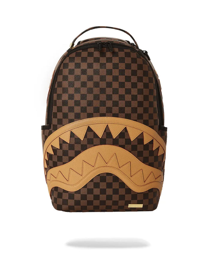 Sprayground Henny Sharks In Paris Brown Backpack B5639 by I-Max Fashions