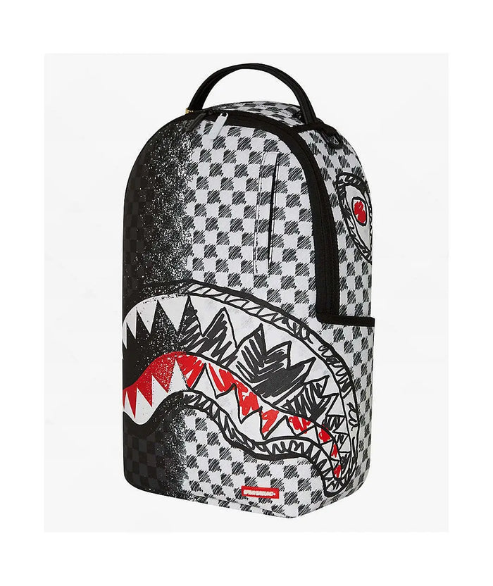 Sprayground Mix and Match Scribble DLX Backpack B7383 by I-Max Fashions