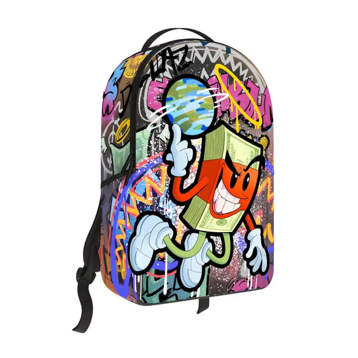 Sprayground Money Makes the World Go Round DLXV Backpack B7207 by I-Max Fashions