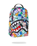 Sprayground Monopoly Money Shark 2 Backpack B5503 by I-Max Fashions