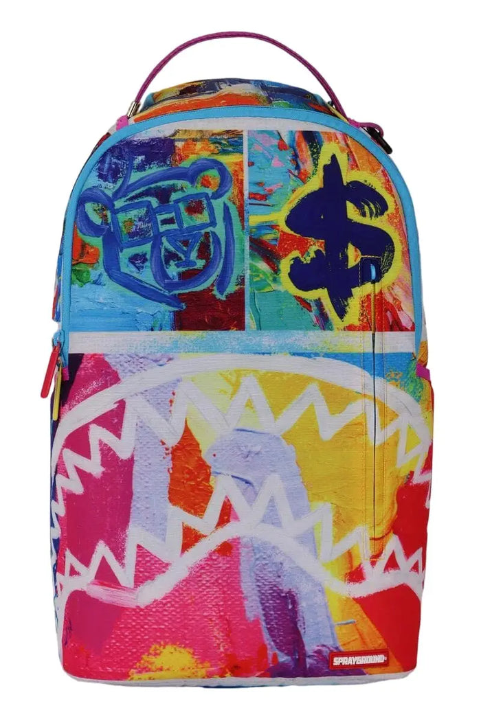 Sprayground Paint Splish Splash DLXSR Backpack B6225 by I-Max Fashions