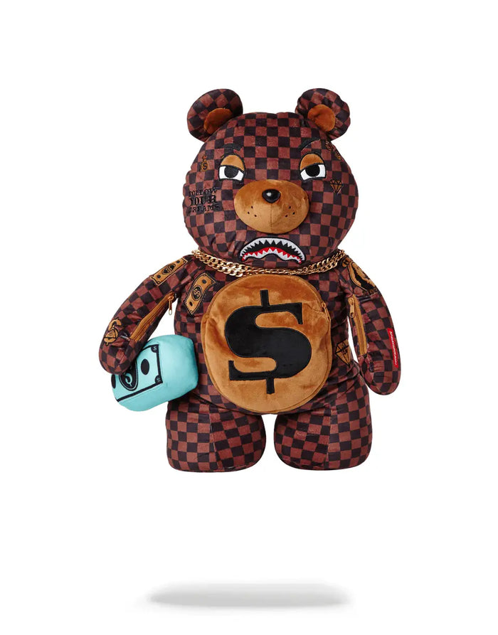 Sprayground Paris Teddy Bear Backpack B4409 by I-Max Fashions
