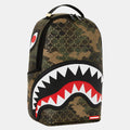 Sprayground $ Pattern Over Camo DLXSV Backpack B5084 by I-Max Fashions