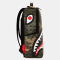 Sprayground $ Pattern Over Camo DLXSV Backpack B5084 by I-Max Fashions