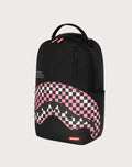 Sprayground Shark Central Breakup Check Sorbet Grey Backpack B7635 by I-Max Fashions