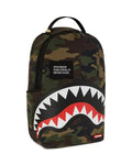 Sprayground Shark Central Camo DLXS Backpack B7163 by I-Max Fashions