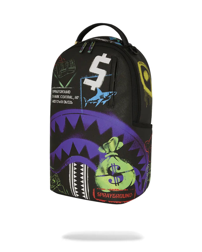 Sprayground Shark Central X DLXSV Backpack B7620 by I-Max Fashions