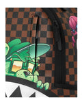 Sprayground Sharks In Paris Characters Sneakin & Peekin DLXSV Backpack B5395 by I-Max Fashions