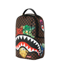 Sprayground Sharks In Paris Characters Sneakin & Peekin DLXSV Backpack B5395 by I-Max Fashions