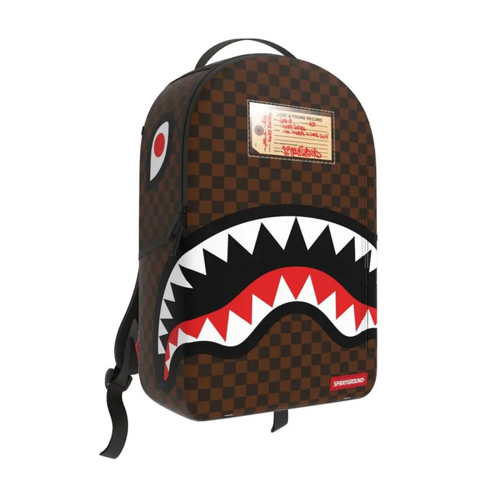 Sprayground Sharks in Paris Lost & Found Backpack B7687 by I-Max Fashions