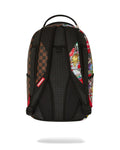 Sprayground Sharks In Stickers DLXSV Backpack B5798 by I-Max Fashions