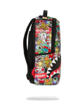 Sprayground Sharks In Stickers DLXSV Backpack B5798 by I-Max Fashions