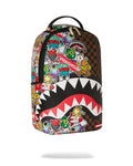 Sprayground Sharks In Stickers DLXSV Backpack B5798 by I-Max Fashions