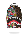 Sprayground Sharks In Stickers DLXSV Backpack B5798 by I-Max Fashions