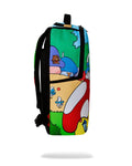 Sprayground Smurfs Mushroom Village Backpack B6429 by I-Max Fashions