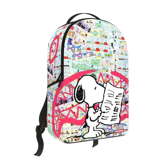 Sprayground Snoopy Comic Art DLXR Backpack B7731 by I-Max Fashions