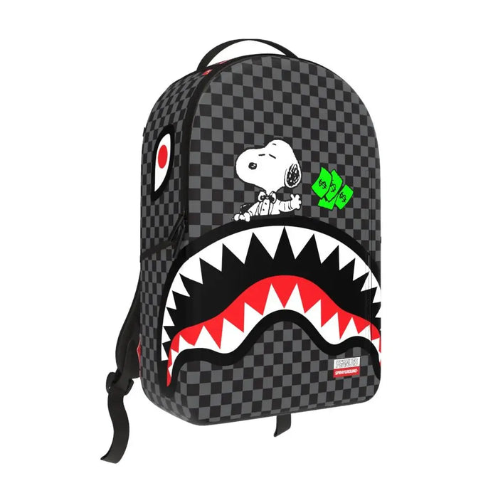 Sprayground Snoopy Top Shark Money DLXSV Backpack B7741 by I-Max Fashions