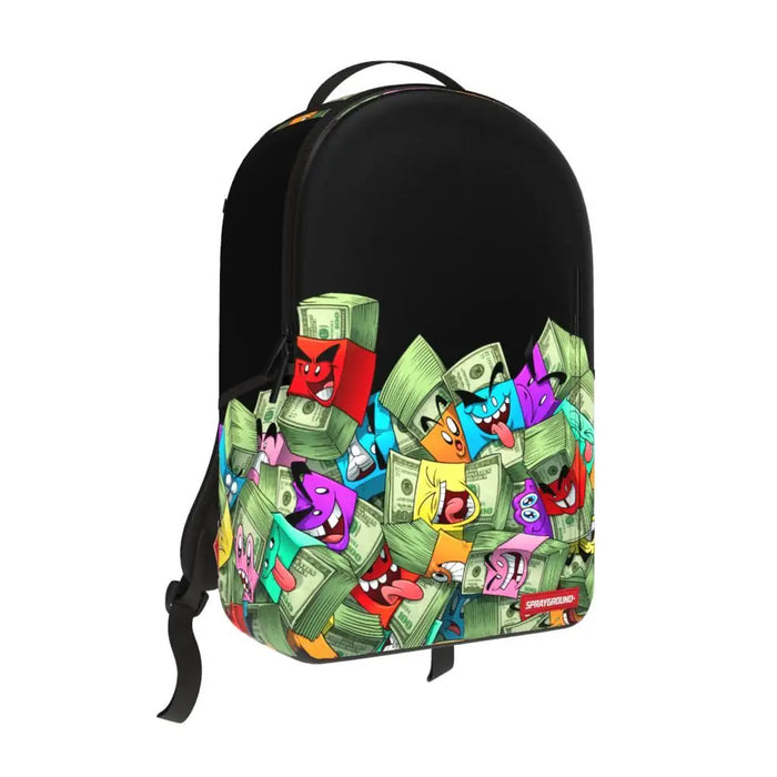 Sprayground Stacked Money Boys DLXR Backpack B6749 by I-Max Fashions