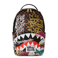 Sprayground Tagged Up Sharks In Paris DLXSV Backpack B5119 by I-Max Fashions