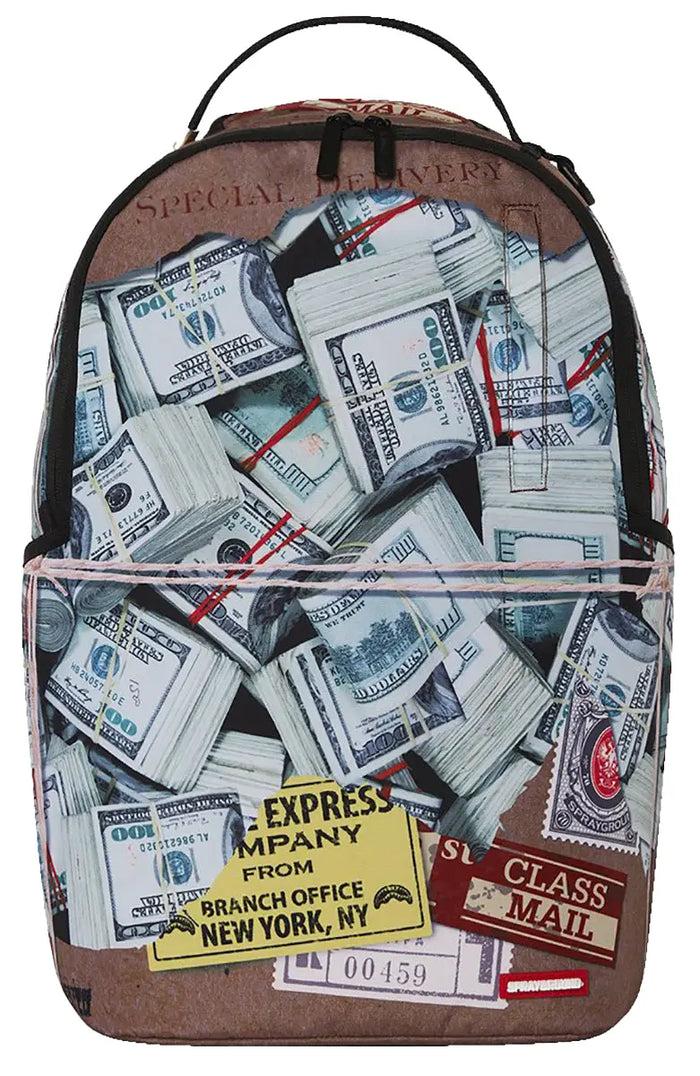 Sprayground Torn Packaging DLXR Backpack B6995 by I-Max Fashions