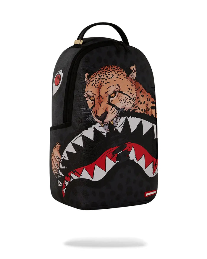Sprayground Tyreek Hill Cheetah Feasting Shark DLXSV Backpack B6399 by I-Max Fashions