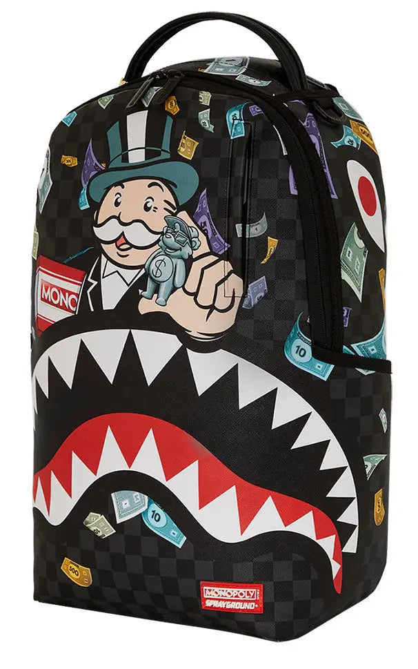 Sprayground x Monopoly Characters DLXSV Backpack B7118 by I-Max Fashions