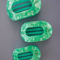 Spring Splash Large Flat Round Hair Clip by TELETIES