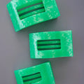 Spring Splash Medium Flat Rectangle Hair Clip by TELETIES