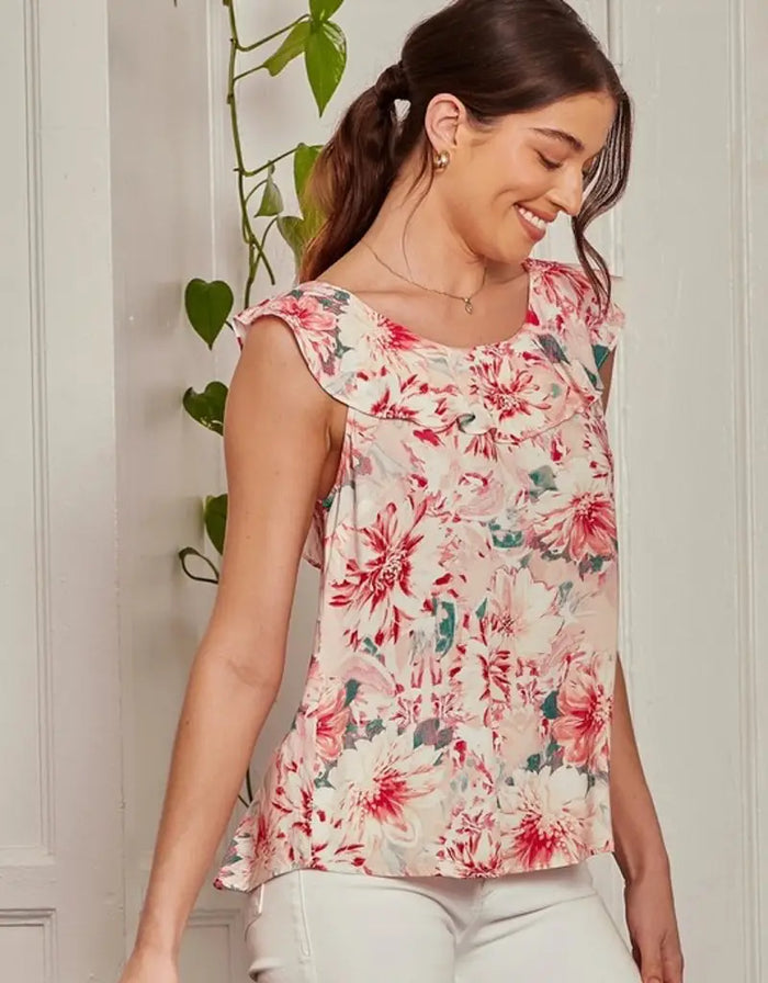Spring Time Love Tank by Boutique 23