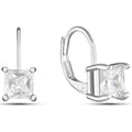Square Cut Gemstone Leverback Earrings by DailySale