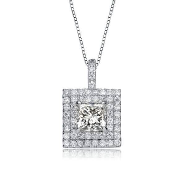 Square Pendant Necklace by DailySale