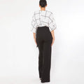 Square Print Woven Top Detailed Fashion Jumpsuit by DailySale