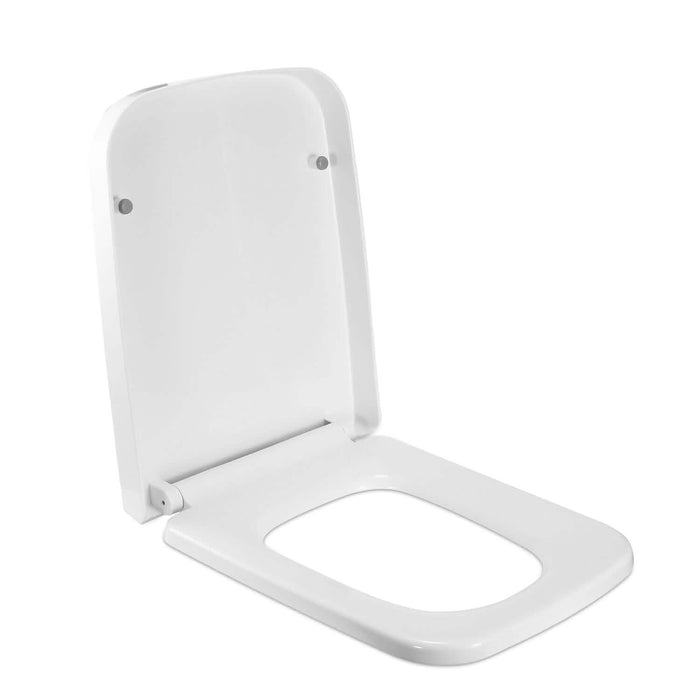 Square Toilet Seat with Grip-Tight Seat Bumpers by DailySale