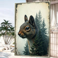 Squirrel Double Exposure Wall Art by Tailored Canvases
