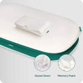 Stack Pillow with Dual Layers Balance, Adjustable Height, Suitable for All Sleeping Positions by DailySale