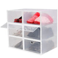 Stackable Shoe Storage Bin Transparent Dustproof by DailySale