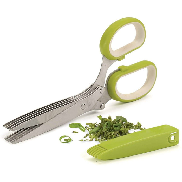 Stainless Steel 5 Blade Herb Scissors by DailySale