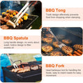 Stainless Steel BBQ Grill Tool Kit by DailySale
