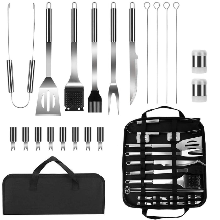 Stainless Steel BBQ Grill Tool Kit by DailySale