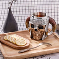 Stainless Steel Double Handle Horn Skull Beer Cup by DailySale