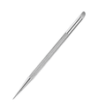 Stainless Steel "Orangewood" Cuticle Pusher Stick by The Nail Hub