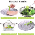 Stainless Steel Vegetable Steamer Basket by DailySale