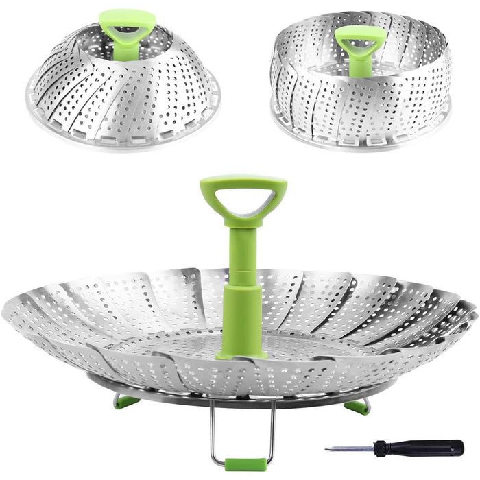 Stainless Steel Vegetable Steamer Basket by DailySale