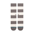 Stance Combed Cotton Crew Sock - NEP Stripe - Grey by Swell-O-Phonic