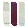 Stance Icon Pop 3-Pack Crew Socks - Canvas