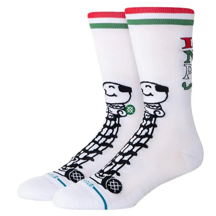 Stance X Home Alone Little Nero’s Crew Sock - White by Swell-O-Phonic