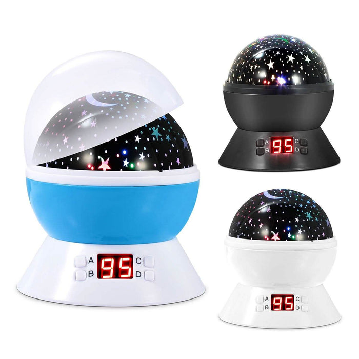 Star Moon LED Projector Lamp Kids Night Light by DailySale